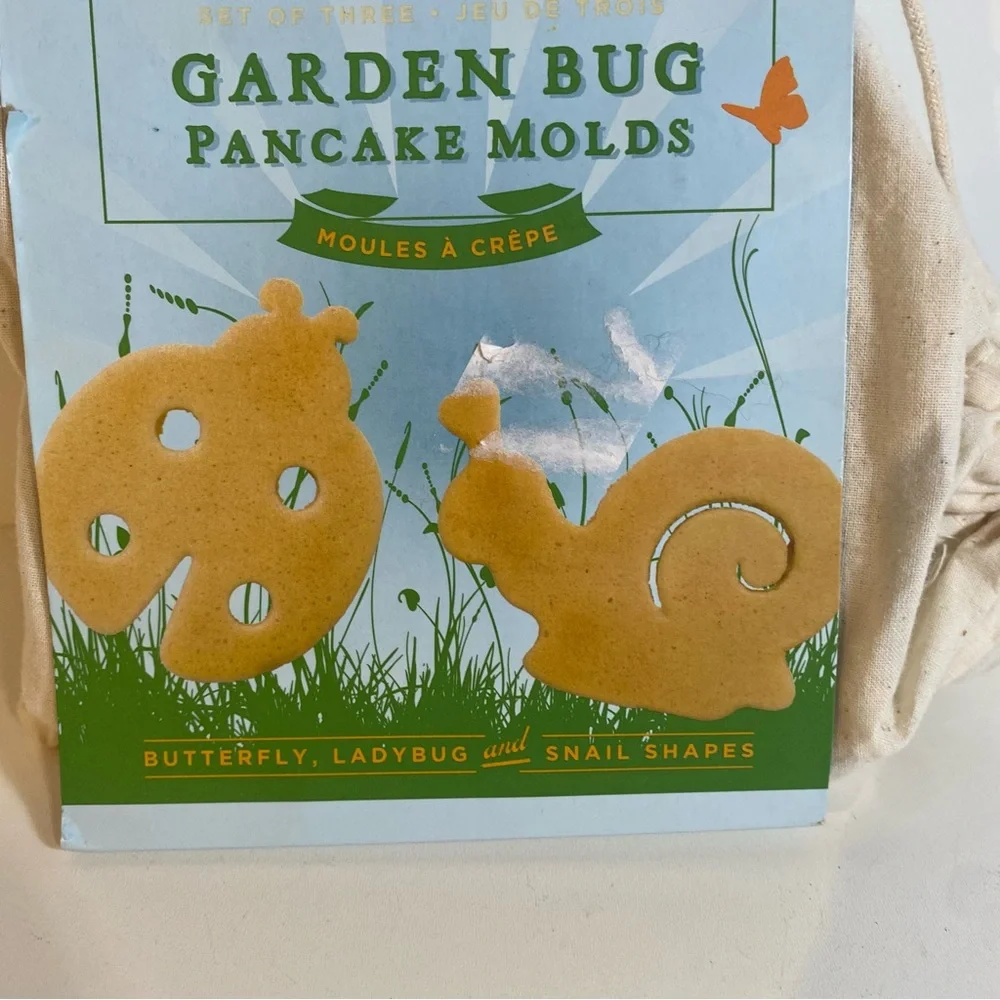 Williams Sonoma Spring Garden Bug Metal Pancake Molds Butterfly Snail Ladybug